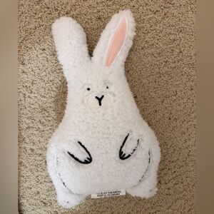 Target Easter White Fuzzy Sherpa Bunny Throw Pillow